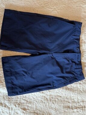 Vineyard Vines Boys Navy Performance Flat-Front Shorts